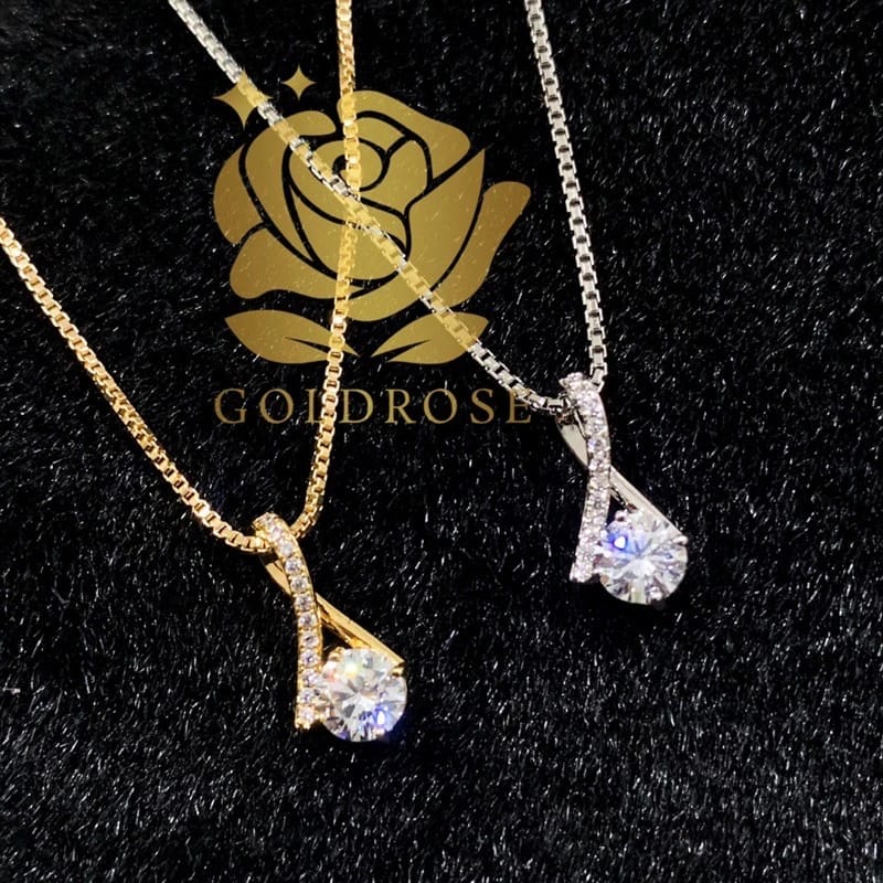  Goldrose Kalung Titanium Lapis Emas 18K