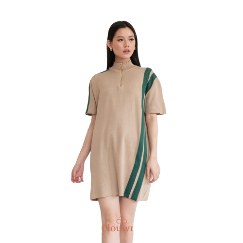 Joshia Knit Zipper Dress