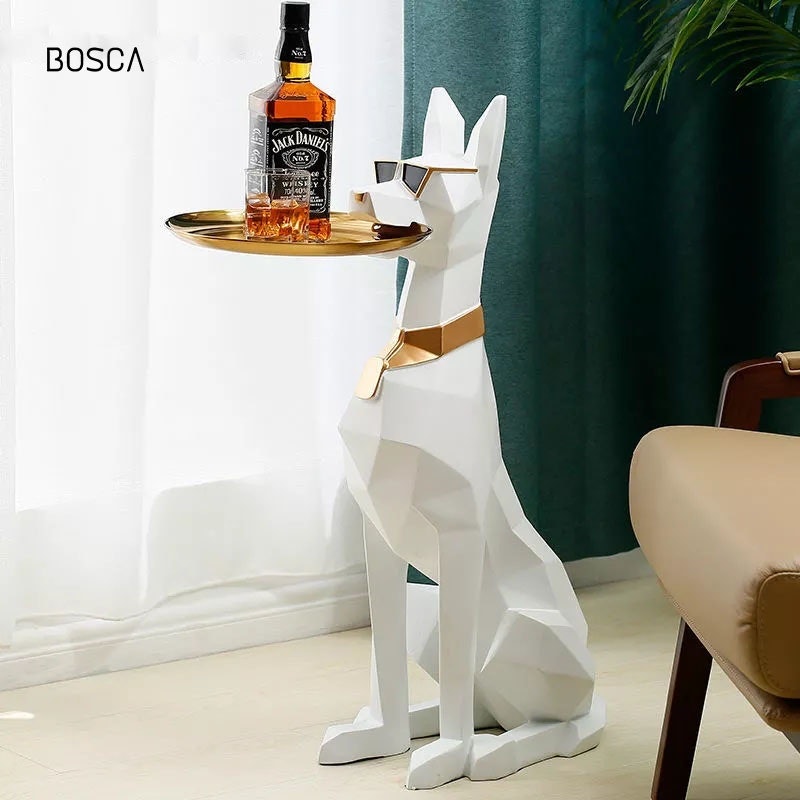 Luxury Dog Side Table Decoration