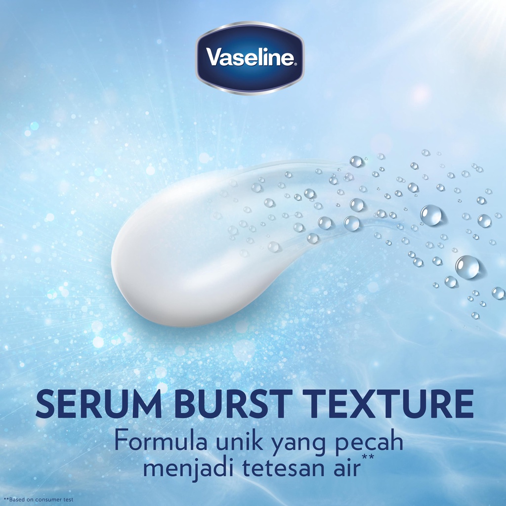 Unilever Vaseline Gluta-Hya Serum Burst Lotion Dewy Radiance