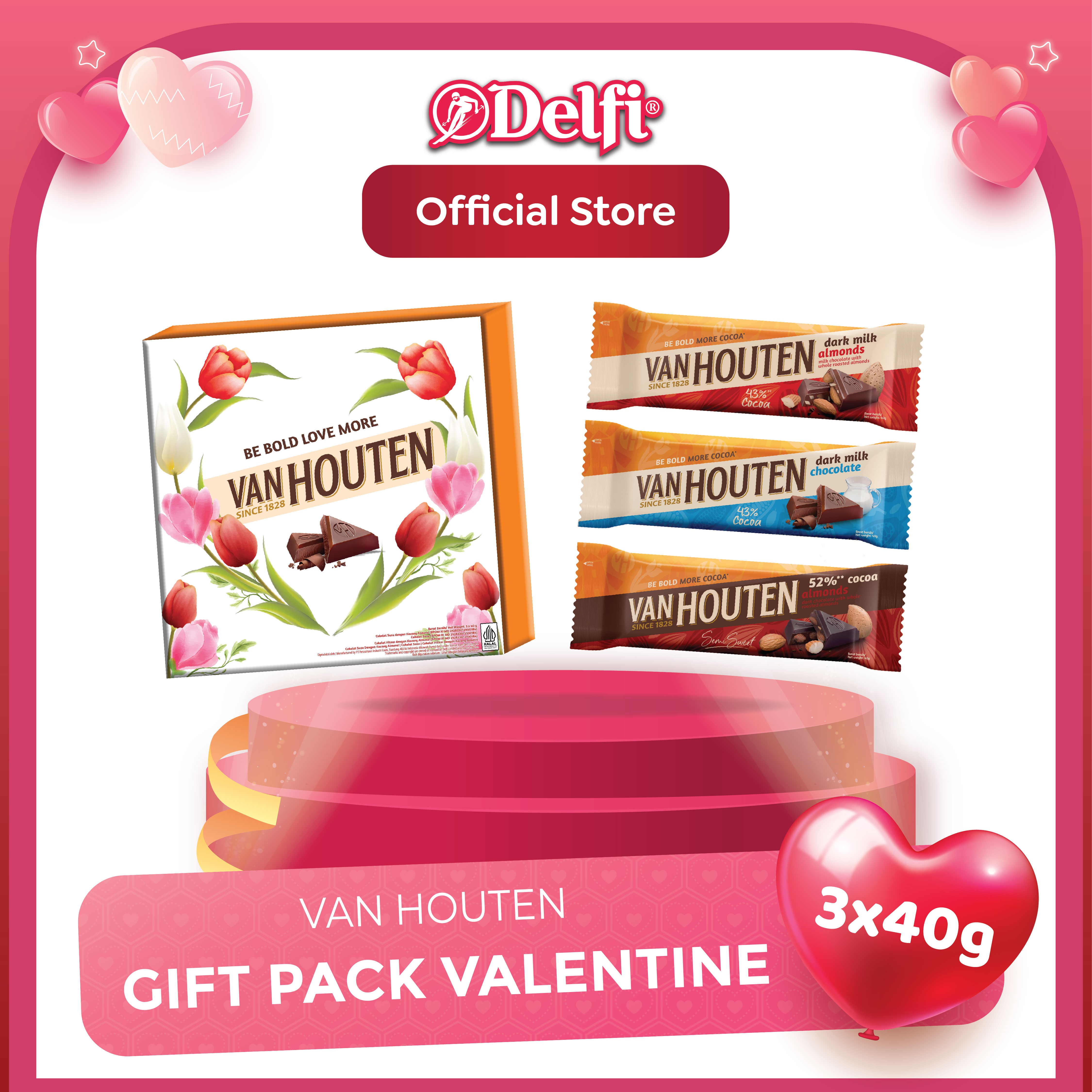 Perusahaan Industri Ceres (Delfi Group) Van Houten Bundle Exclusive Valentine 3