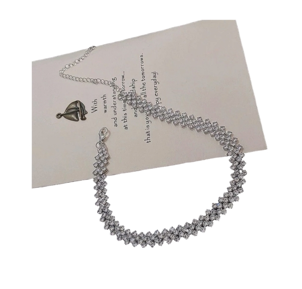 Jess Choker Necklace Silver