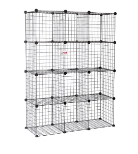 Rak Buku Besi Jaring