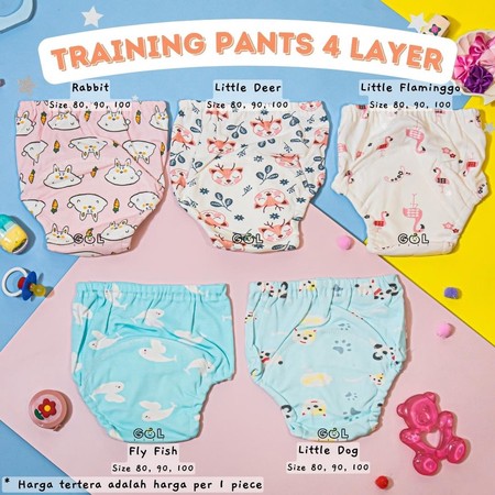  GOL Baby Training Pants 4 Layer