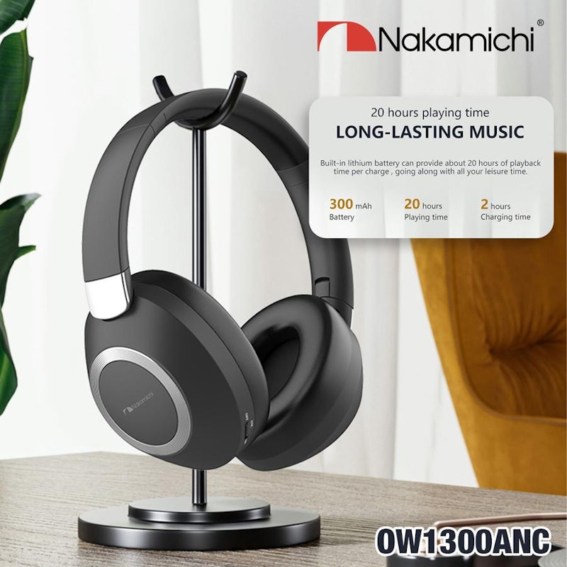 Nakamichi Active Noise Cancelling Wireless Headphone 2