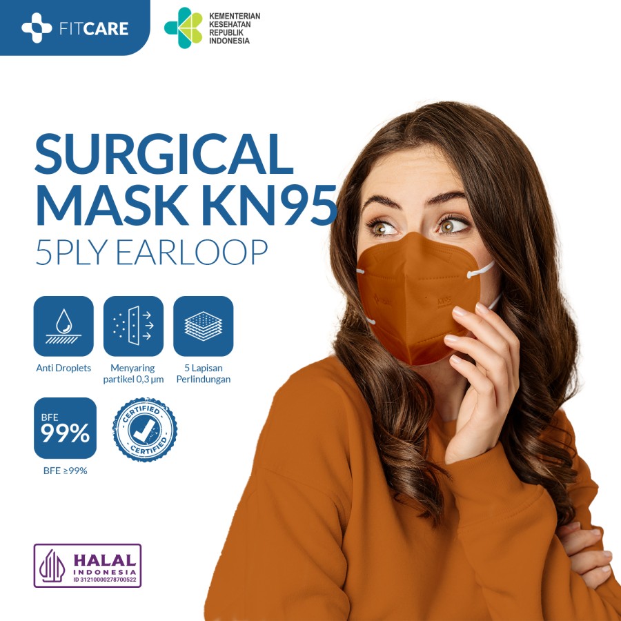 KN95 Surgical Mask Earloop