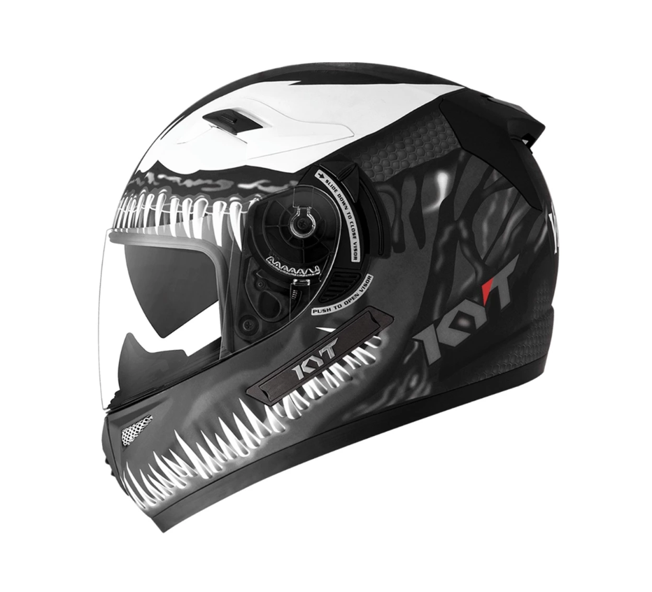 KYT K2 Rider Venom Black Matt/Gunmetal