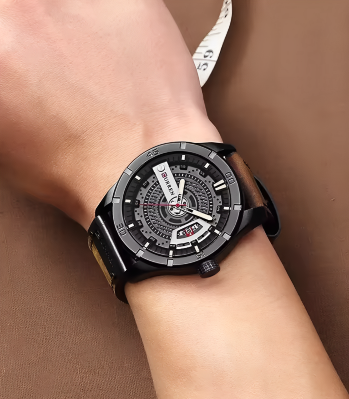 Curren New Fashion Men’s Leather Watch 8301 