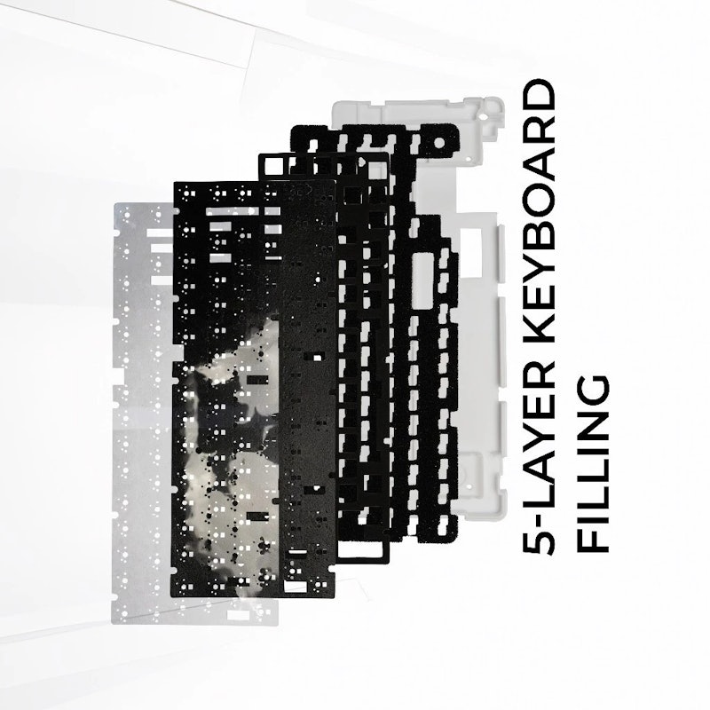 VortexSeries MONO 100 V2 Wired Gasket Mount Mechanical Keyboard 4