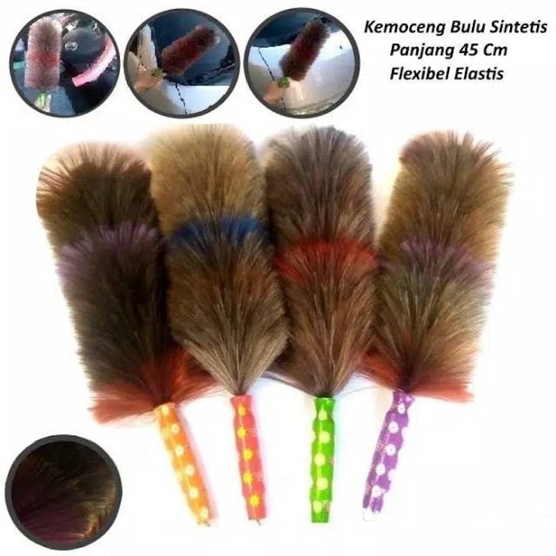 Kemoceng Bulu Sintetis (Bulu Kuda) 2