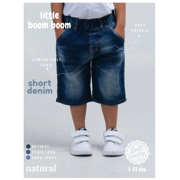  LITTLE BOOM BOOM Jeans Blue Denim Snow Wash