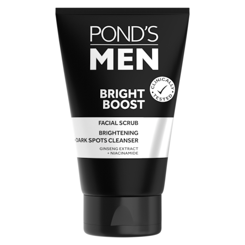Pond's Men Bright Boost Facial Scrub 1