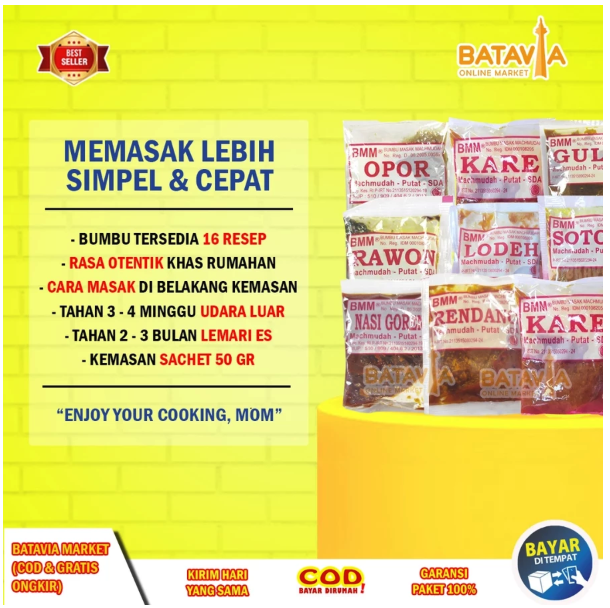  Bumbu Masak Mahmudah (BMM) Soto Ayam / Daging