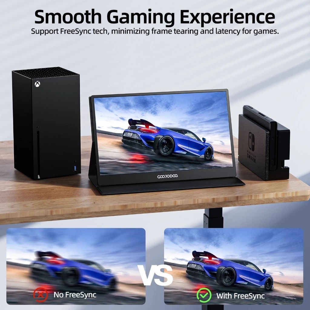 Quality Life Collection Goojodoq Portable Monitor 14 Inch