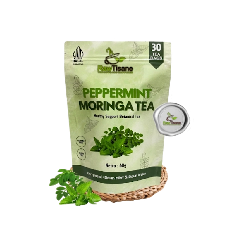 Raw Tisane Peppermint Moringa Tea 1