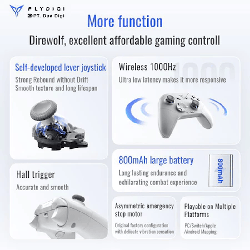 Flydigi Direwolf 3 Wireless Gaming Controller 5