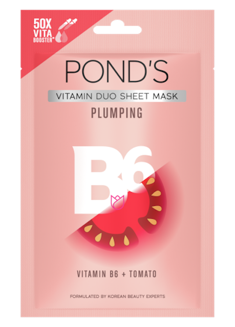 Vitamin Duo Sheet Mask Tomato + Vitamin B6