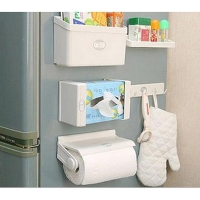 Rak Bumbu Dapur Magnet Serbaguna