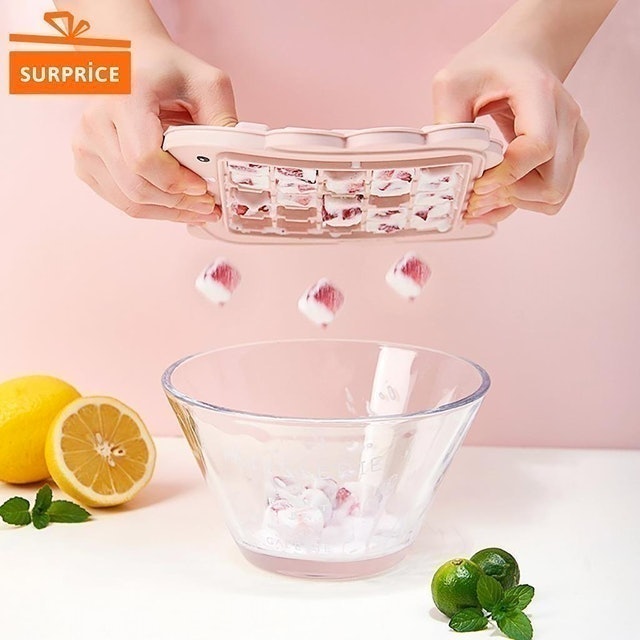 Surprice Cetakan Wadah Es Batu 25 Kotak Plastik