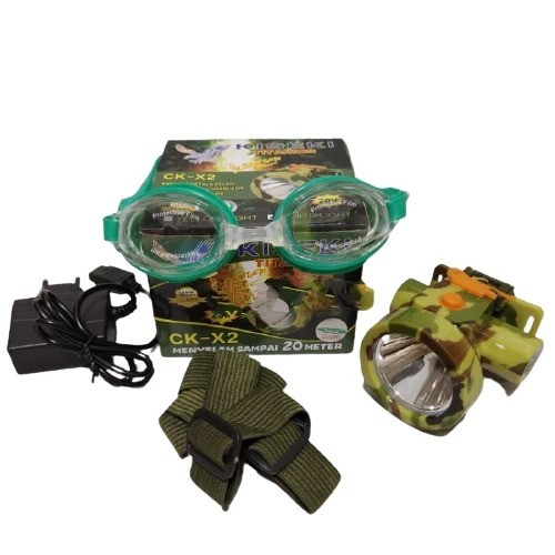 Kiseki Indonesia Kiseki Senter Kepala Selam CK-X2