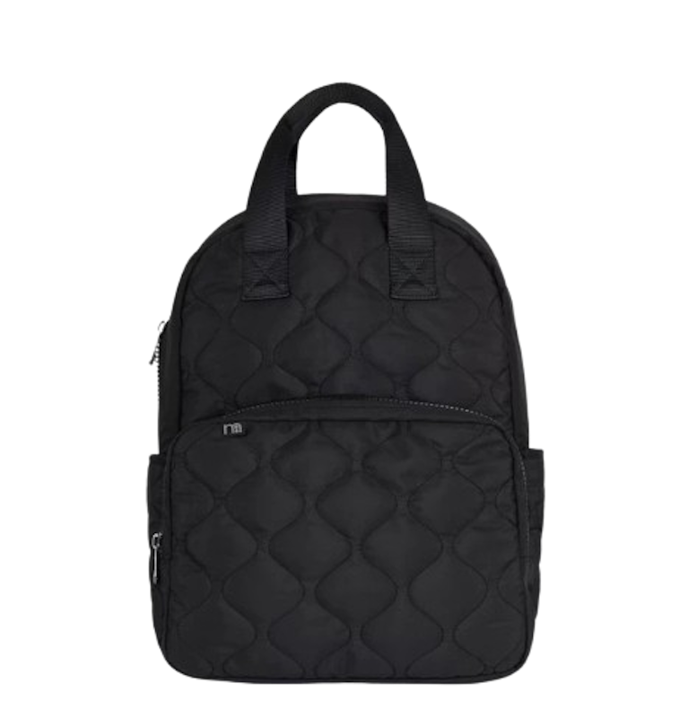 Mothercare Black Quilted Backpack Changing Bag 1