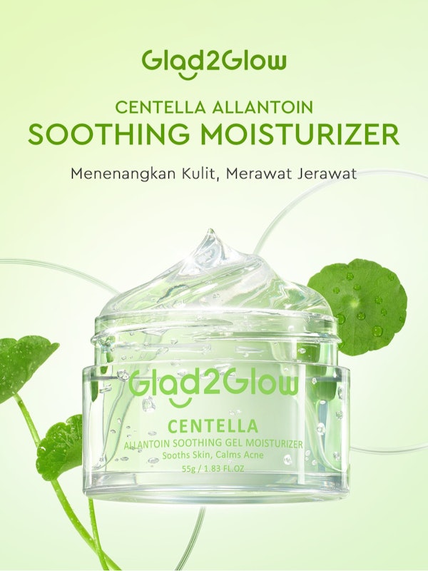 Glad2Glow Centella Allantoin Soothing Gel Moisturizer 3