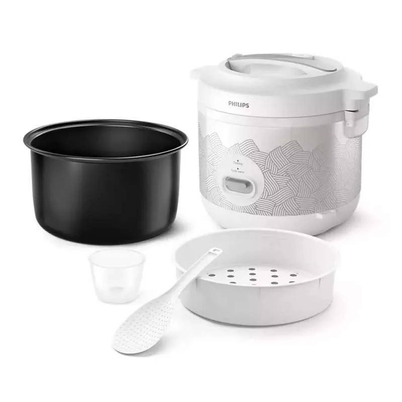 Philips Electronics Philips Rice Cooker 1.8L  HD3003/33 Putih