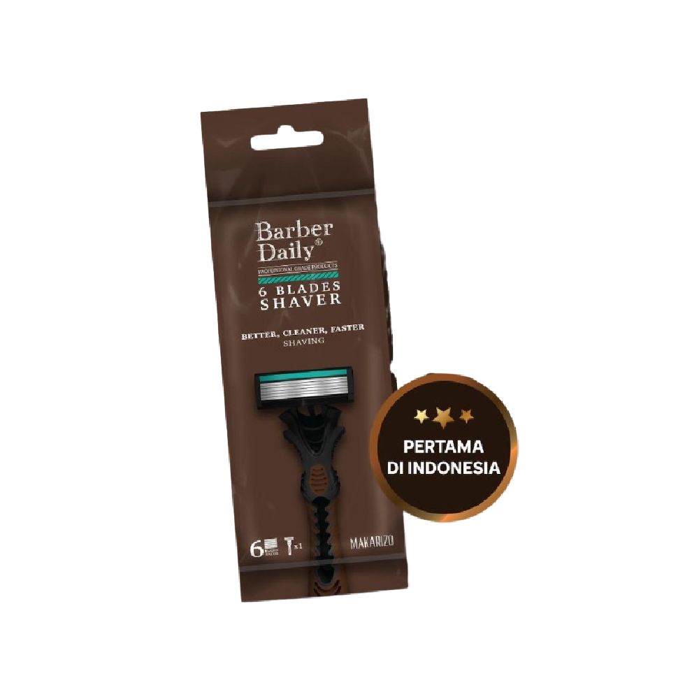 Barber Daily by Makarizo Shaver Six Blade Razor