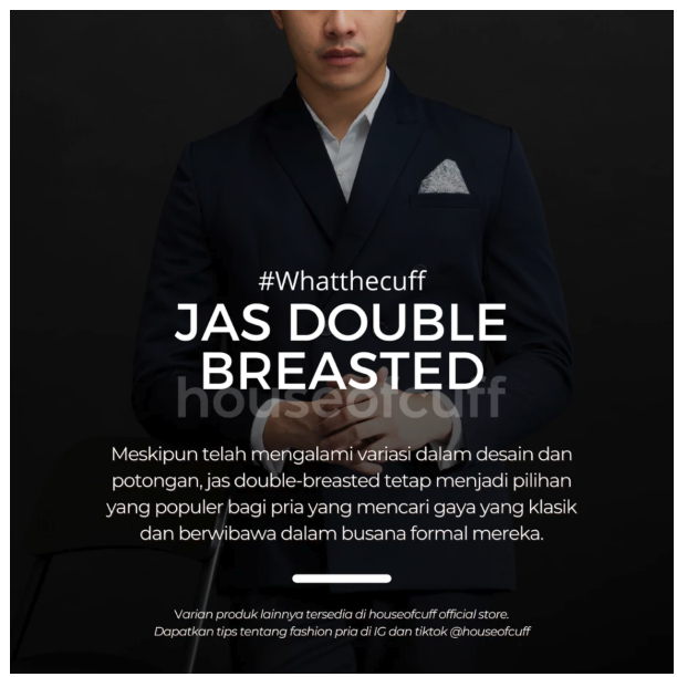 Dwi Pesona Putra Houseofcuff Jas Double Breast Hitam