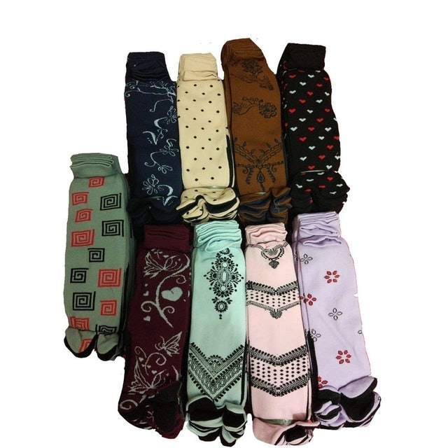 Haura Hijab Syari 12 Pasang Kaos Kaki Motif Size L