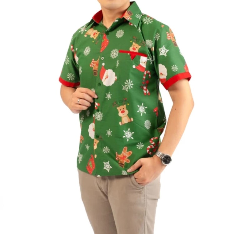 Sweet Joey Green Raindeer Christmas Family Set 3