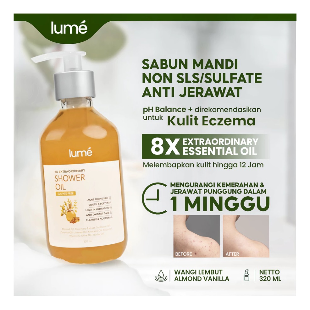 Lumecolors LUME 8x Extraordinary Shower Oil