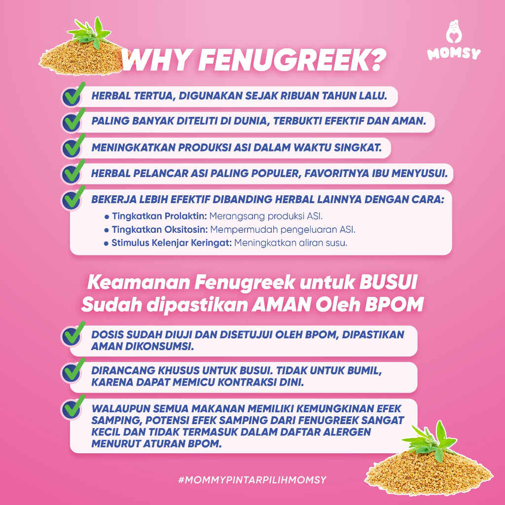 GRA Herbalindo Utama MOMSY Asi Boost Pelancar ASI