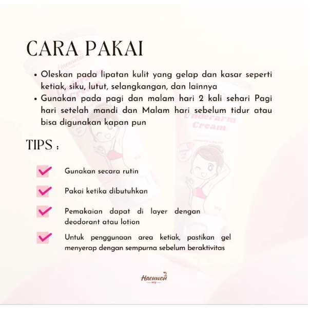  Haeuwon Shine Brightening Underarm Cream