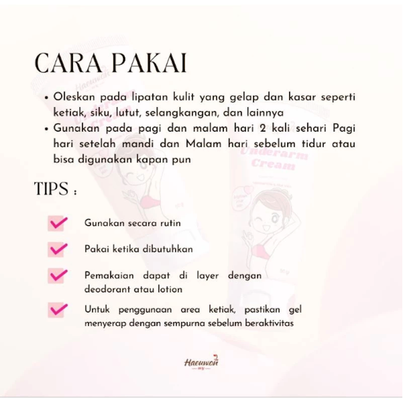Haeuwon Shine Brightening Underarm Cream 5
