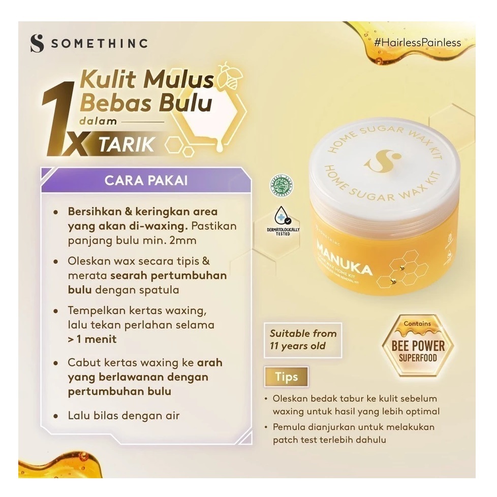 Royal Pesona Indonesia SOMETHINC Manuka Sugar Wax Home Kit