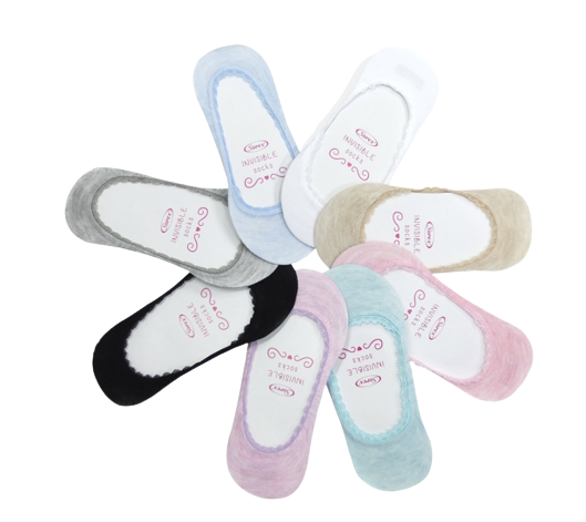 Invisible Socks Kaos Kaki Wanita  ｜ W5708