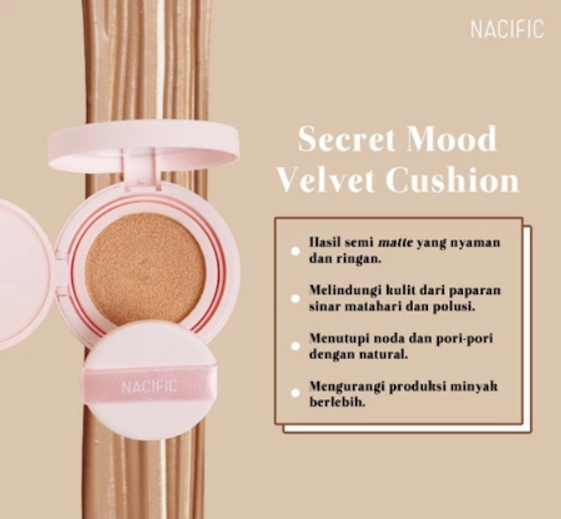 Secret Mood Velvet Cushion 43N Sand 3