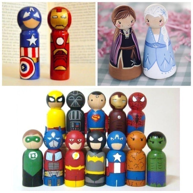 Wimpy Craftstore Paket Wooden Doll KIT