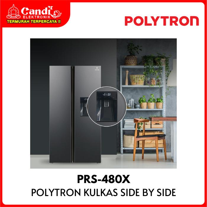Polytron Kulkas Side by Side PRS-480X