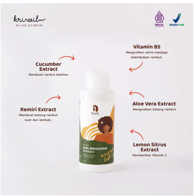 Kriwil Indonesia Kriwil Curl Enhancing Shampoo