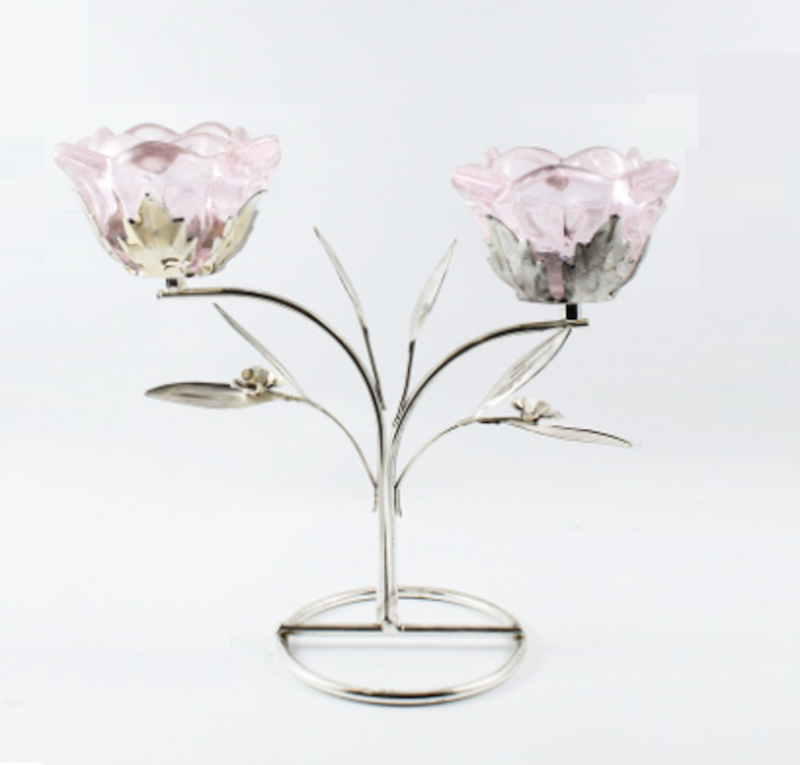 Candle Holder Pink Tosca