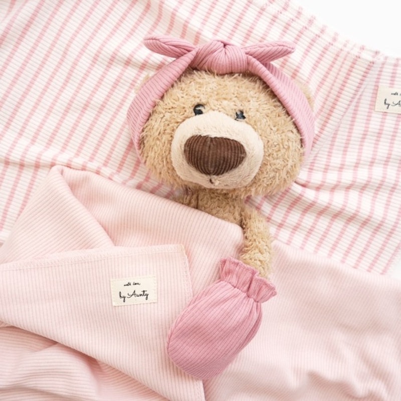 Texture Swaddle with Knot Headband 2