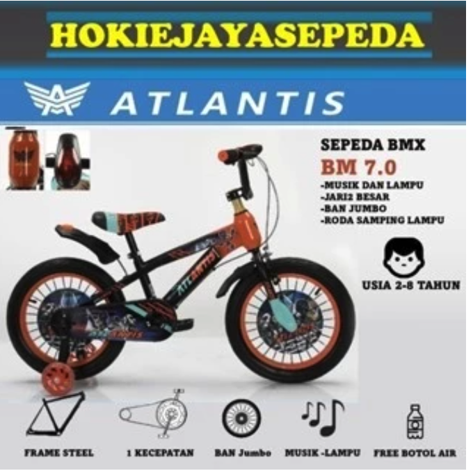 Jaya Langkah Global Atlantis Sepeda BMX   BM 7.0