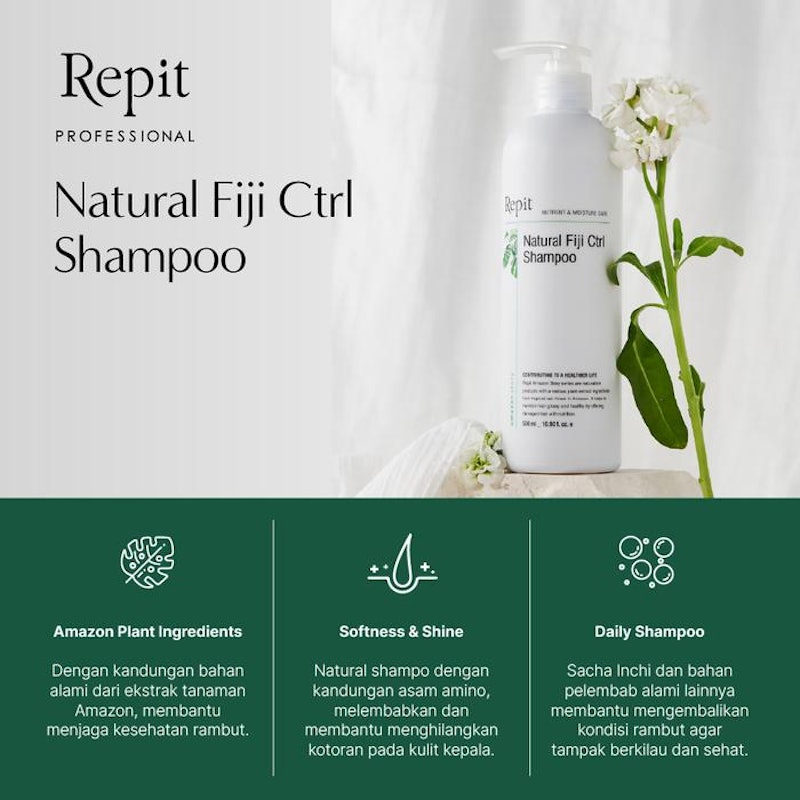 Repit Amazon Story Natural Fiji Ctrl Shampoo Oily Extra Cleanse 3