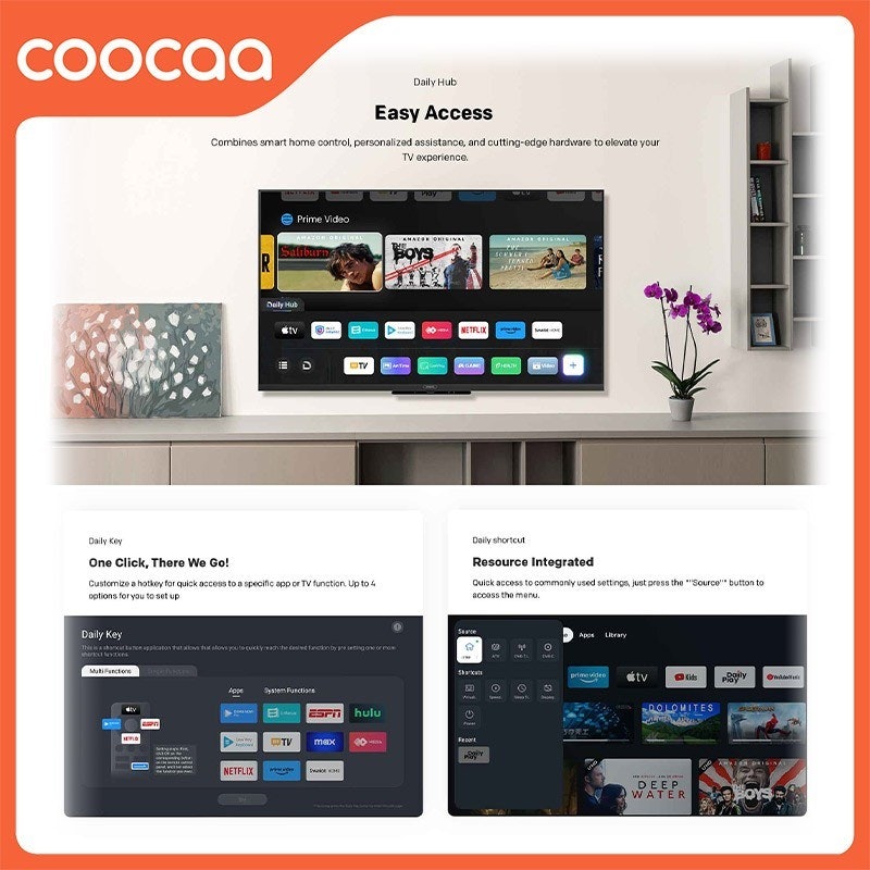 Coocaa 4K Google TV 3