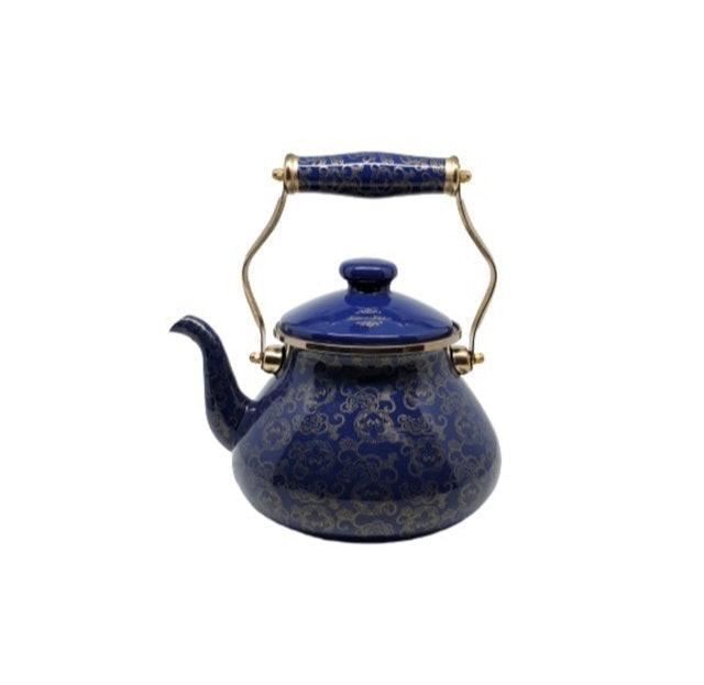 Tea Kettle Lace Blue 1