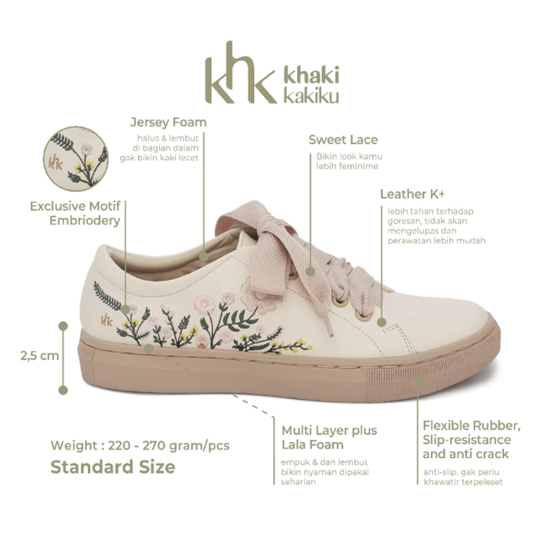 KHK by Khakikakiku Daisy Embroidery