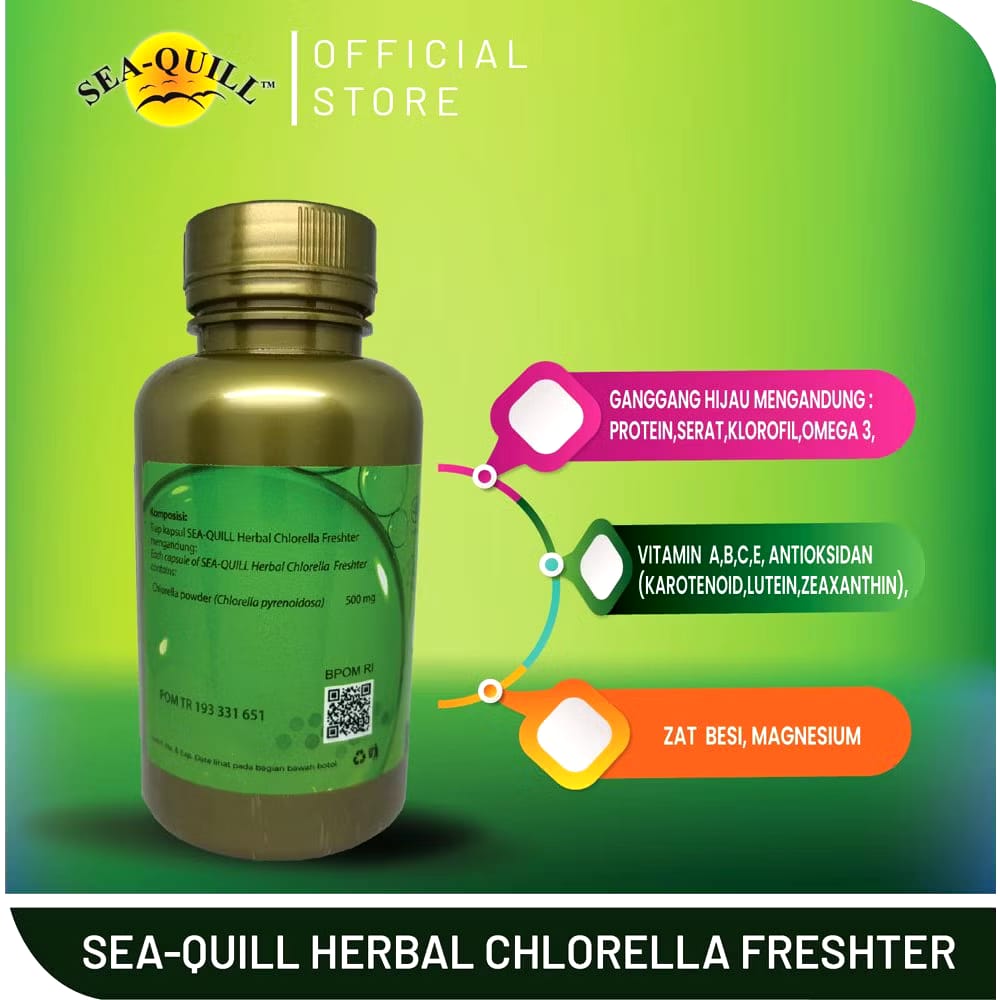  SEA-QUILL Herbal Chlorella Freshter