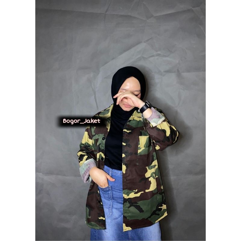 Bogor Jaket Trucker Loreng